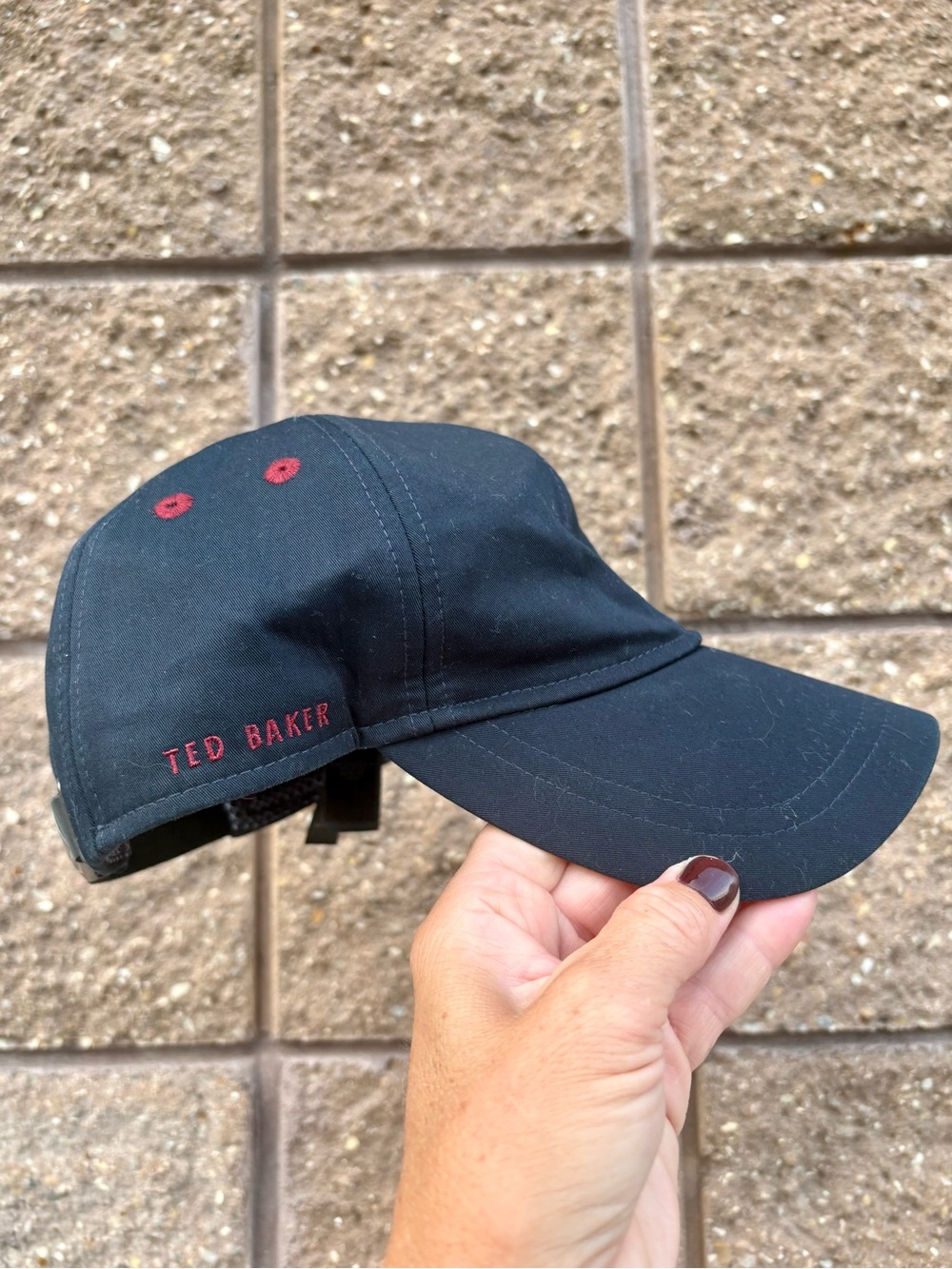 Ted Baker Men's Strapback 60cm Navy Baseball Cap